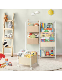 Estantería Montessori Ekero 4 Niveles para Libros y Juguetes 2