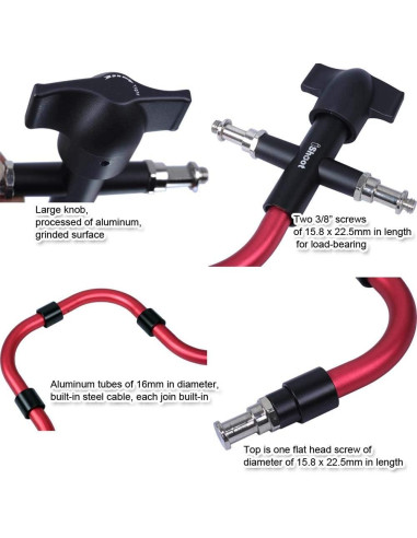 Soporte Fotográfico Articulado iShoot IS-COBRA 3-5kg Aluminio