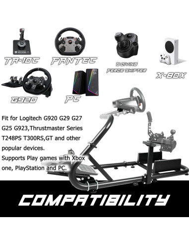 Soporte de Volante Anman Pro para Logitech y Thrustmaster