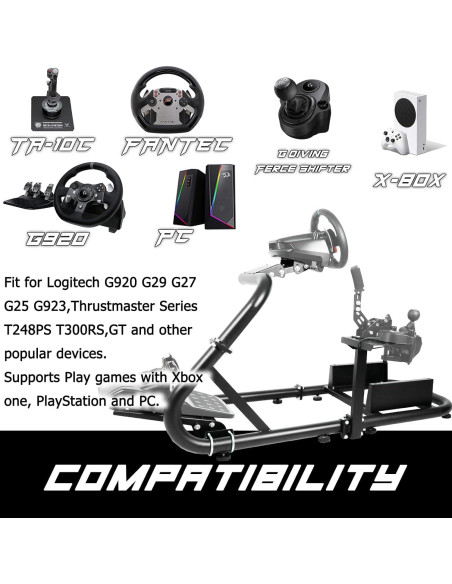 Soporte de Volante Anman Pro para Logitech y Thrustmaster