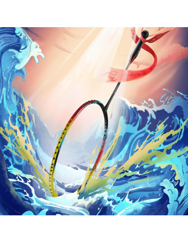 Raqueta de Bádminton Kawasaki Nezha 35 Verde 77g Alta Tensión