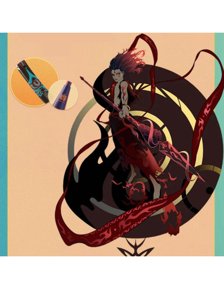 Raqueta de Bádminton Kawasaki Nezha 35 Verde 77g Alta Tensión