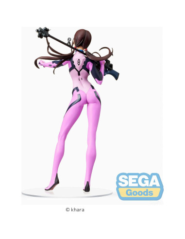 Figura Evangelion SEGA Mari con Rifle de Largo Alcance 15cm