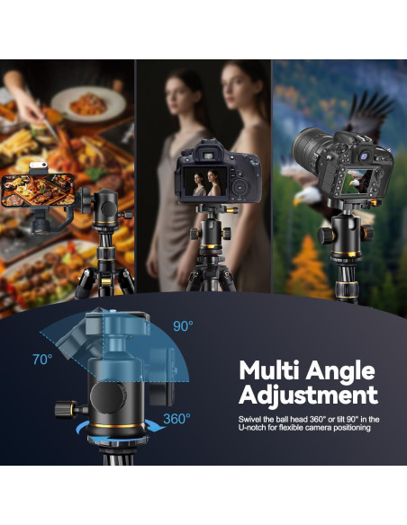 Cabezal de Bola EMART 36mm con Placa Arca 1/4'' - Carga 15kg