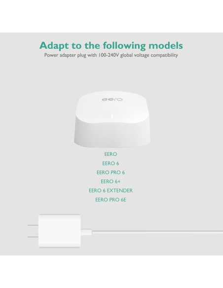 Cargador Lnauy 30W Compatible con Routers eero 6 Pro