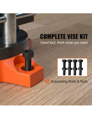 Prensa de Banco VEVOR 11.5 cm Hierro Fundido Multifuncional