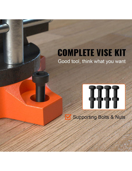 Prensa de Banco VEVOR 11.5 cm Hierro Fundido Multifuncional