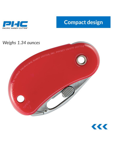 Cortador de Seguridad de Bolsillo PSC2 Pacific Handy Cutter - Caja de 12