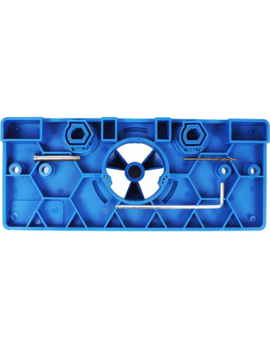 Kit de Plantilla de Bisagra Oculta WISH HALLY WOOD 35mm Azul