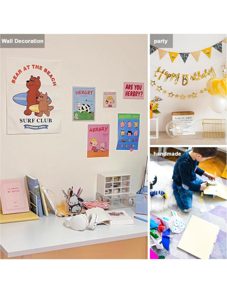 Cinta Nano Doble Cara Fengnuo 360pcs Multi-Forma 2.03cm