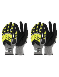 Guantes de Trabajo de Seguridad Graloky Talla Grande 2 Pares