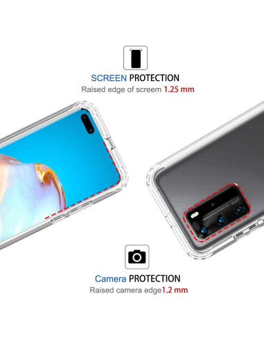 Funda Transparente Huawei P40 Pro con Protector de Pantalla