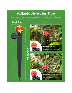 Kit de Riego por Goteo Pawfly 15.24 m con Emisores Ajustables 2