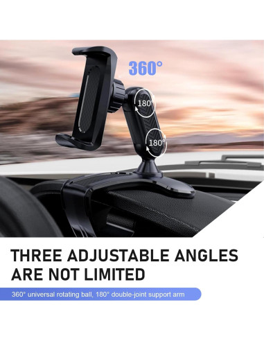 Soporte para Teléfono Móvil Titgoes Ajustable Negro Universal