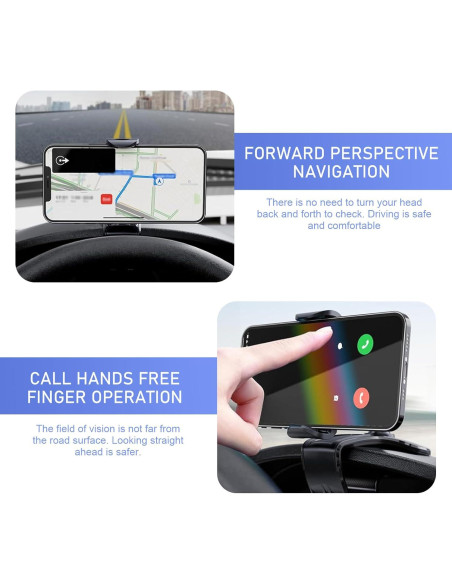 Soporte para Teléfono Móvil Titgoes Ajustable Negro Universal