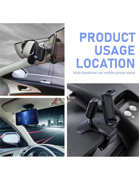 Soporte para Teléfono Móvil Titgoes Ajustable Negro Universal