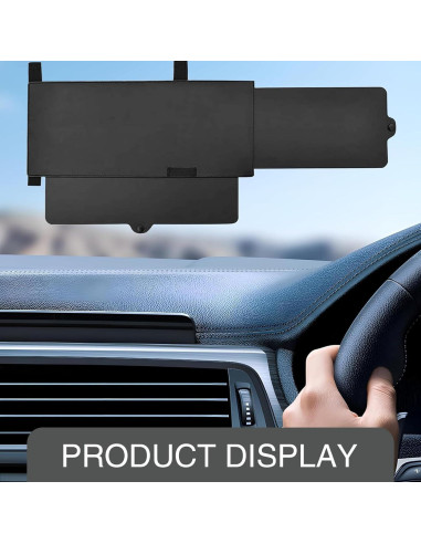 Extensor de Visera Solar para Auto Getfay 30.99x14.99cm Negro
