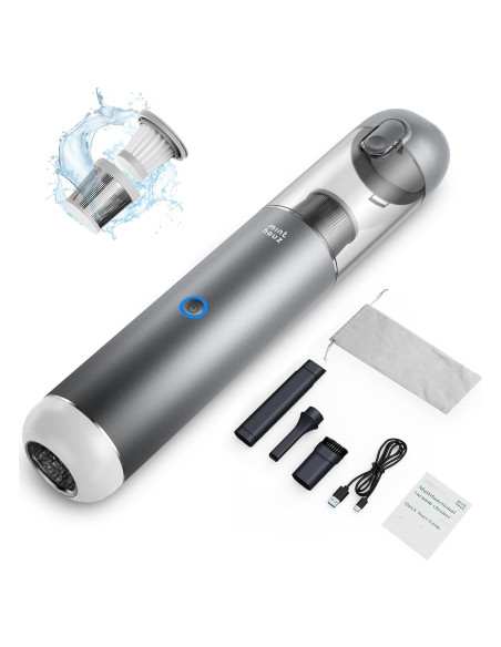 Aspiradora de Mano Inalámbrica Minthouz L011W-2 17000Pa 120W Aspiradora de Mano Inalámbrica Minthouz L011W-2 17000Pa 120W