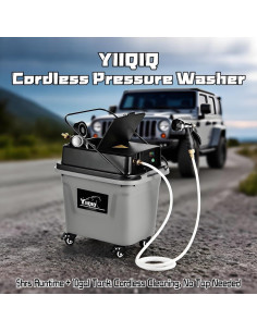 Lavadora de Presión Inalámbrica YIIQIQ 10 Galones 330 PSI 2