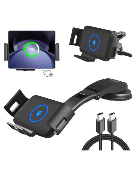 Soporte Cargador Inalámbrico 15W DOODBI para Galaxy Z Fold y iPhone