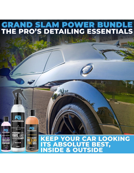 Kit de Limpieza para Autos Flowgenix Grand Slam 3-Pack