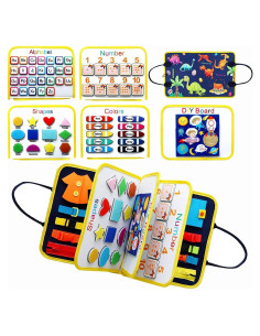 Tablero Ocupado Montessori MORNOR Azul 74 Actividades 1-4 Años