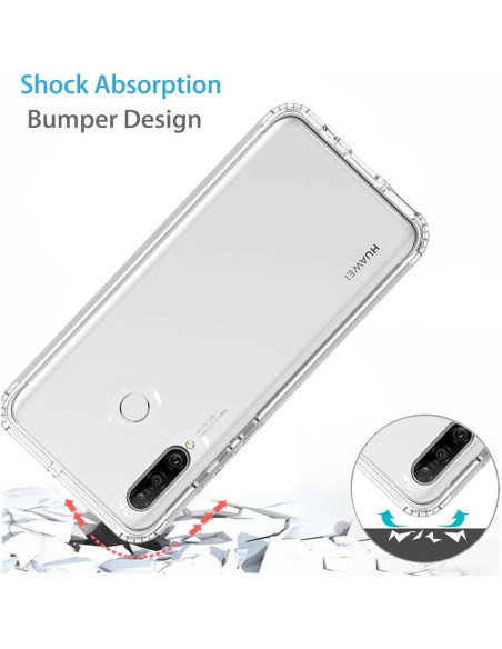 Funda Transparente Huawei P30 Lite/Nova 4E con Protector Funda Transparente Huawei P30 Lite/Nova 4E con Protector