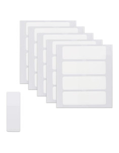 500 Etiquetas Adhesivas Blancas Gosknor 3.91x1.19 cm para Notas