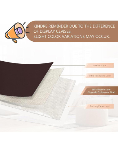 Cinta de Reparación de Cuero OAZ 27.8x21.8cm Marrón Oscuro