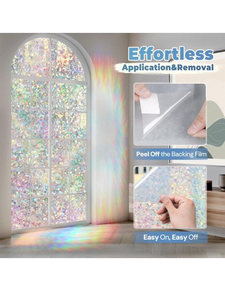 Película de Privacidad DOWELL 44.5x200 cm Vinilo UV Película de Privacidad DOWELL 44.5x200 cm Vinilo UV