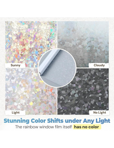 Película de Privacidad DOWELL 44.5x200 cm Vinilo UV