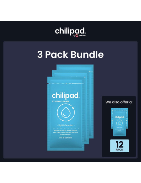 Limpiador para Sistemas de Sueño ChiliSleep - 3 Paquetes de 1 oz