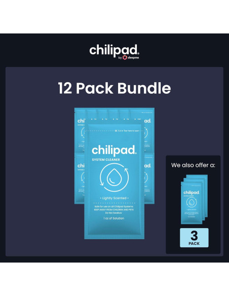 Limpiador para Sistemas de Sueño ChiliSleep - 3 Paquetes de 1 oz
