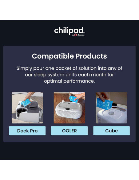 Limpiador para Sistemas de Sueño ChiliSleep - 3 Paquetes de 1 oz