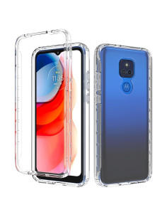 Funda Asuwish Bumper Transparente para Moto G Play 2021