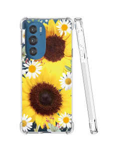 Funda Protectora Transparente Girasol para Motorola Edge+ 2022 2