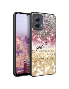 Funda TPU Rosa Brillo para Motorola Moto Edge 5G 2024