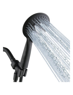 Cabezal de Ducha DUCHAS BRILLANTES 9 Funciones con Manguera 152.4 cm