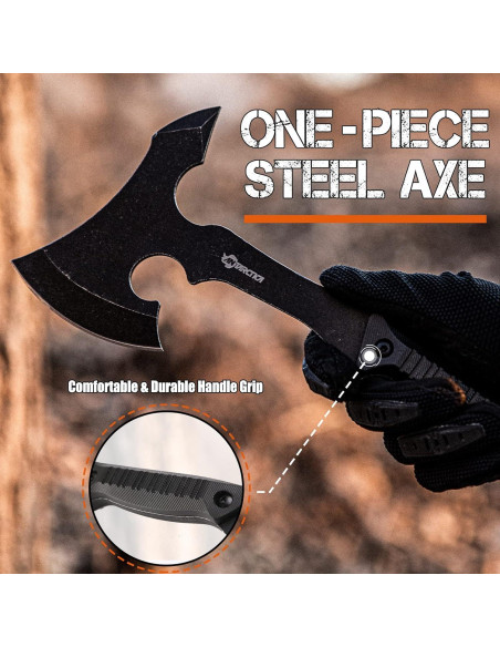 Juego de Hachas de Lanzamiento ANTÁRTIDA 3 Piezas Acero Inoxidable Juego de Hachas de Lanzamiento ANTÁRTIDA 3 Piezas Acero Inoxidable