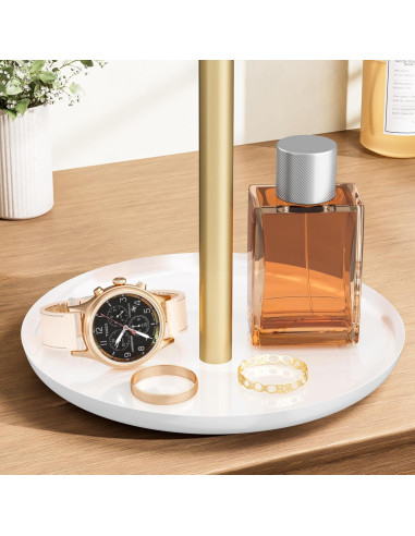 Soporte Organizador de Joyería Jasopaco Oro 32 cm Forma de T