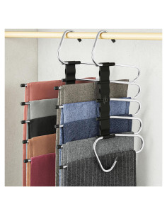 Perchas MORALVE para Pantalones - Paquete de 2 - Antideslizantes