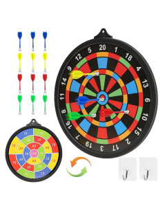 Tablero de Dardos Magnético Biange 34x37 cm con 12 Dardos