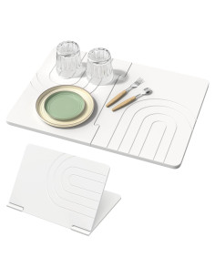 Alfombrilla de Secado de Piedra Luxspire 61x40 cm Antideslizante