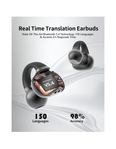 Auriculares Traductores AI Ohmvolta 3 en 1 Bluetooth 5.4 2