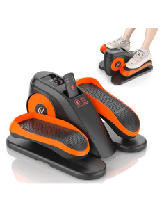 Elíptica de Escritorio ANCHEER A6014, Ejercitador de Piernas Silencioso 12 Niveles