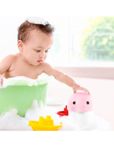 Rociador de Cabello para Bebés Navaris - Taza Animal Rosa 2