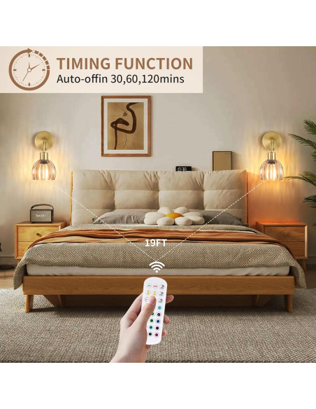 Aplique de Pared Vintage Inalámbrico Recargable TYKJ - Set de 2 Aplique de Pared Vintage Inalámbrico Recargable TYKJ - Set de 2