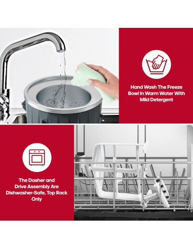 Accesorio Hacedor de Helados InnoMoon para Batidora KitchenAid 1.89L