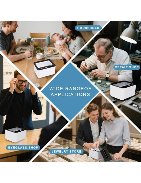 Limpiador Ultrasónico AuroraNiteBeam 900ml 45kHz Acero Inoxidable