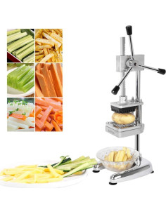 Cortadora de Papas Fritas ROVSUN con 3 Cuchillas de Acero Inoxidable 2